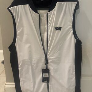 PXG Black and White Vest Modern 800 Down MSRP $275